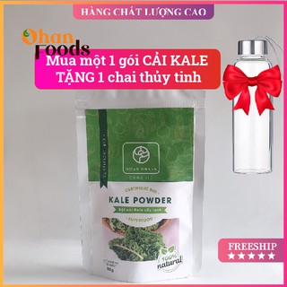 Bột Cải Xoăn Kale Bổ Sung Dinh Dưỡng,Vitamin OhanGreen, Công Nghệ Sấy Lạnh Nhật Bản Hữu Cơ 100%, 50gram, Freeship