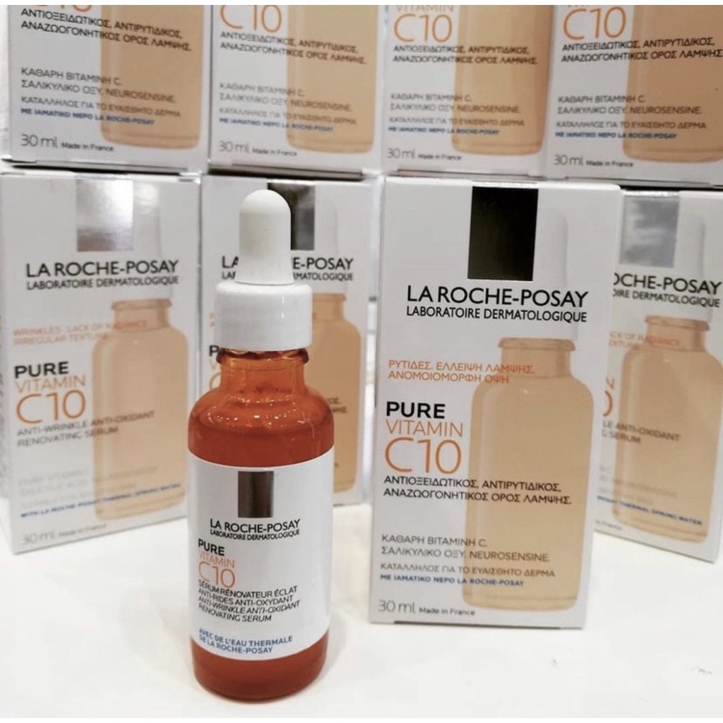 Laroche-Posay Pure VitaminC10. La roche-Posay Pure Vitamin C10 Chai 30ml Hàng Pháp