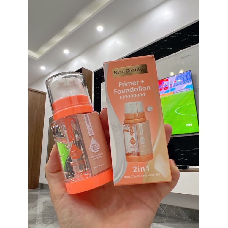 Kem lót + kem nền 2 trong 1 Kissbeauty