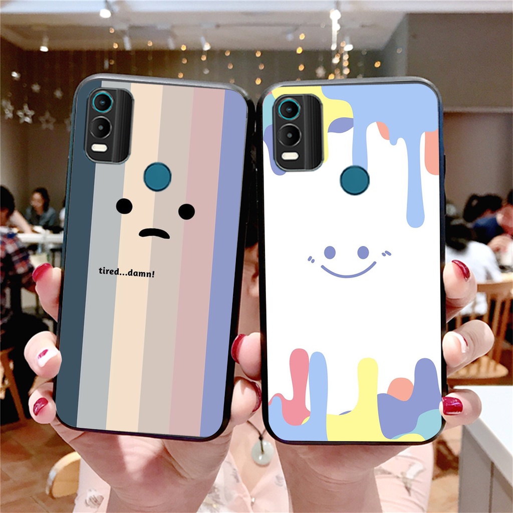 Ốp lưng Nokia C21 Plus mặt cười smile cực đẹp thể thao