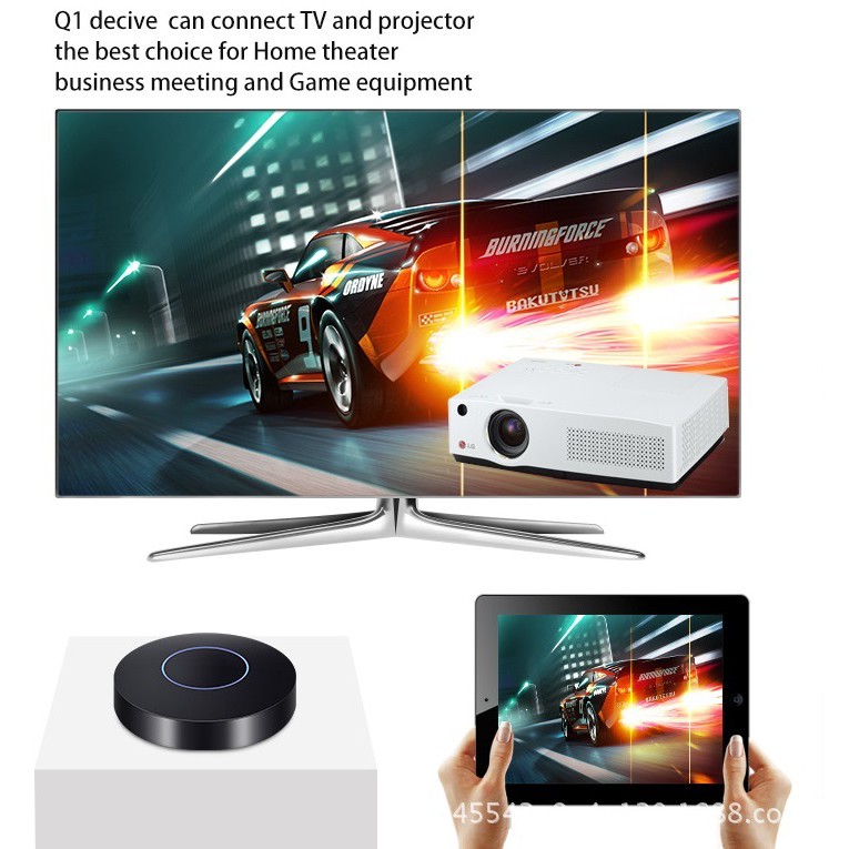 HDMI không dây Q1 sử dụng chip RZ3036 có hỗ trợ cổng AV