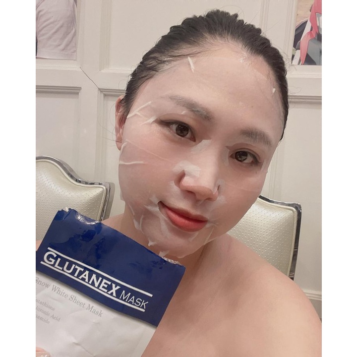 Mặt nạ Glutanex tươi Hàn Quốc trắng da cấp tốc tinh chất glutanex giúp da trắng mịn như đi spa - Hương Chất Cosmetic