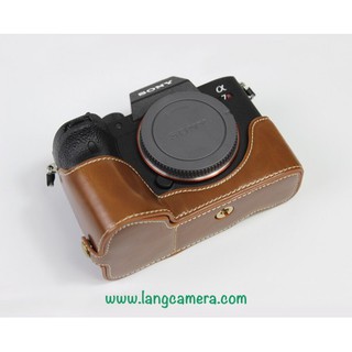 Bao da  - Half case máy ảnh Sony A7r4, A9II
