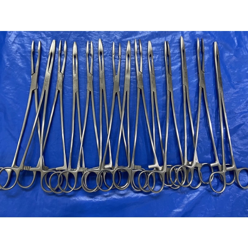 Kẹp bông (panh đầu rắn sản khoa) dài 25cm