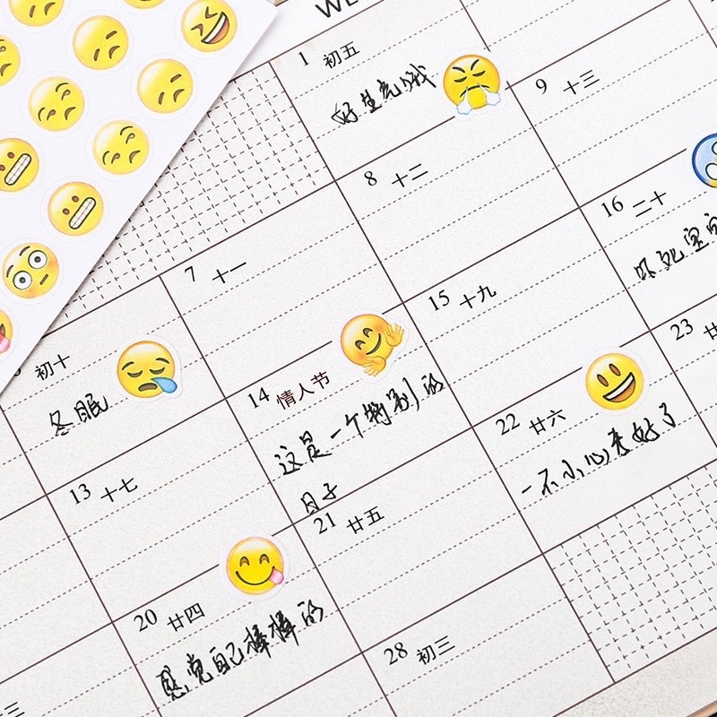 Hình Dán Mặt Cười Sticker Icon Emoji Azzin Store
