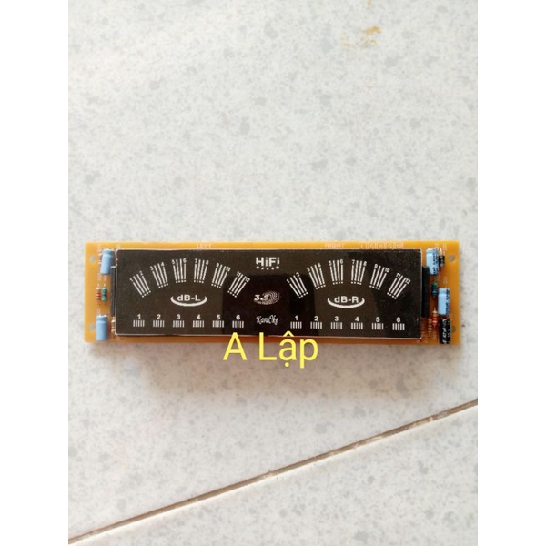 Mạch đèn led nháy theo nhạc 2 kênh, mặt nhựa dùng cho amply