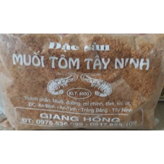 Muối tôm Tây Ninh hạt mịn gói 100