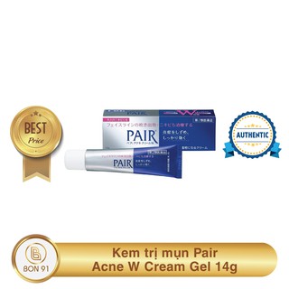 Kem trị mụn pair acne w cream gel 14g nhật bản - bon91