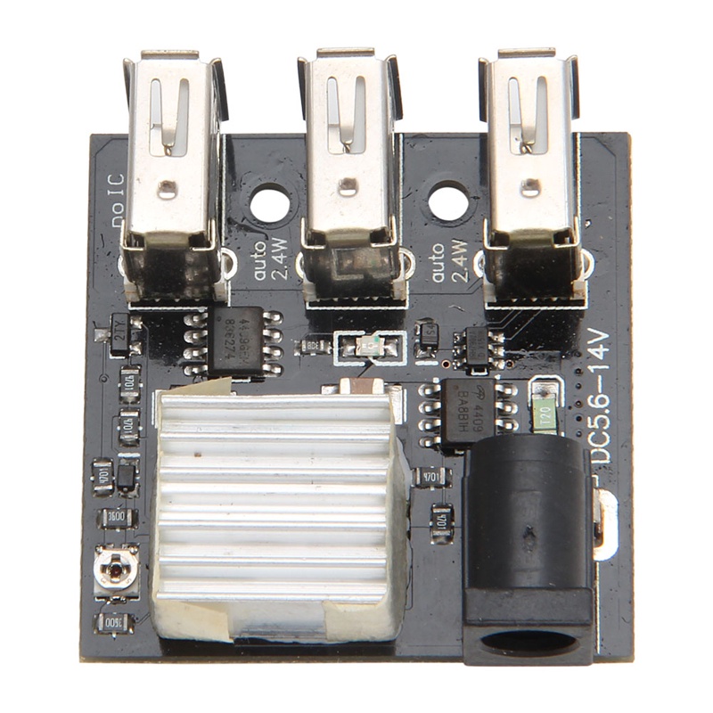 Mô Đun Tăng Áp 9V / 12V Sang 5V8A USB 3 Cổng Sạc USB Chuyên Dụng