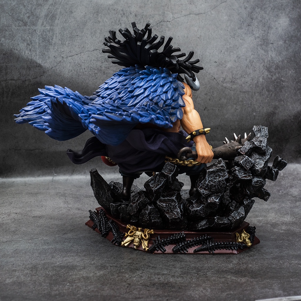 Mô hình One Piece tứ hoàng Kaido dạng người cao 19cm - Mô hình trang trí One Piece Figure Kaido bách thú