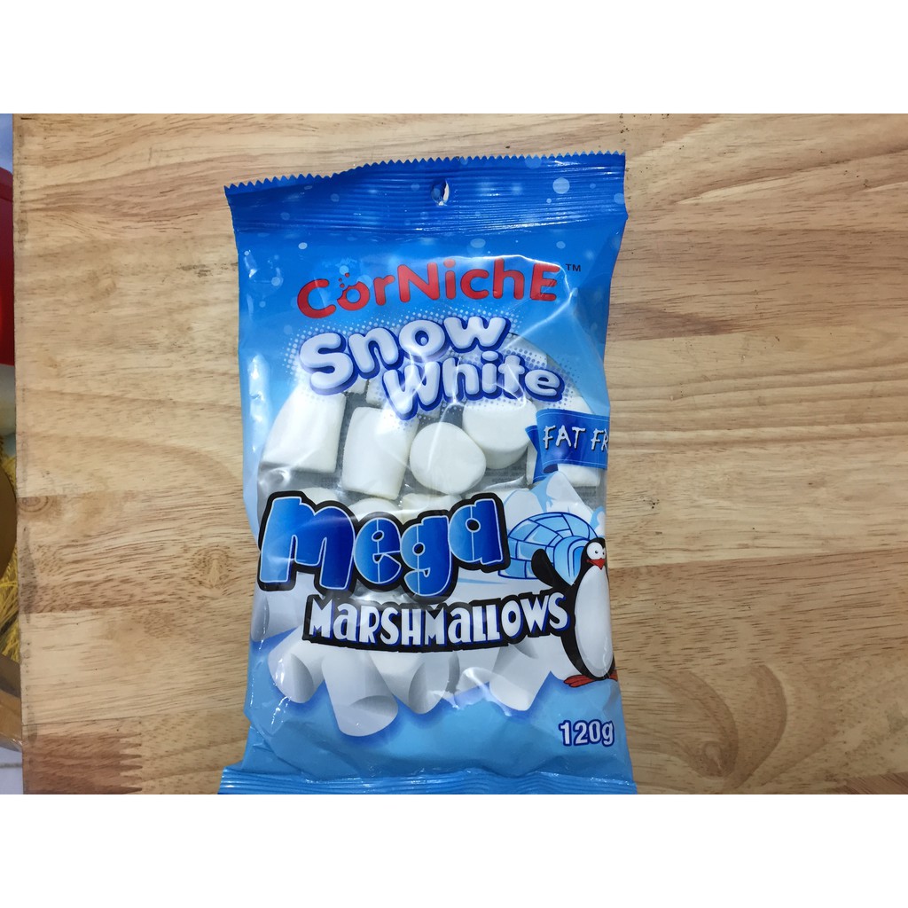 Kẹo Marshmallow trắng Snow White CorNiche 120g