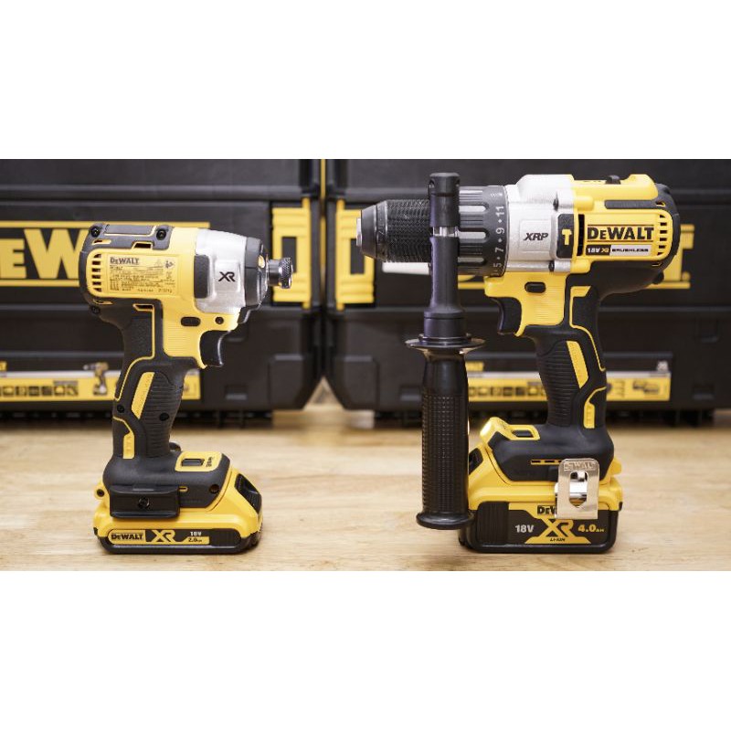 DMTT Combo Dewalt DCD996 + DCF887 + 1 Pin 2Ah + 1 Pin 4ah+  Sạc 115 + Túi