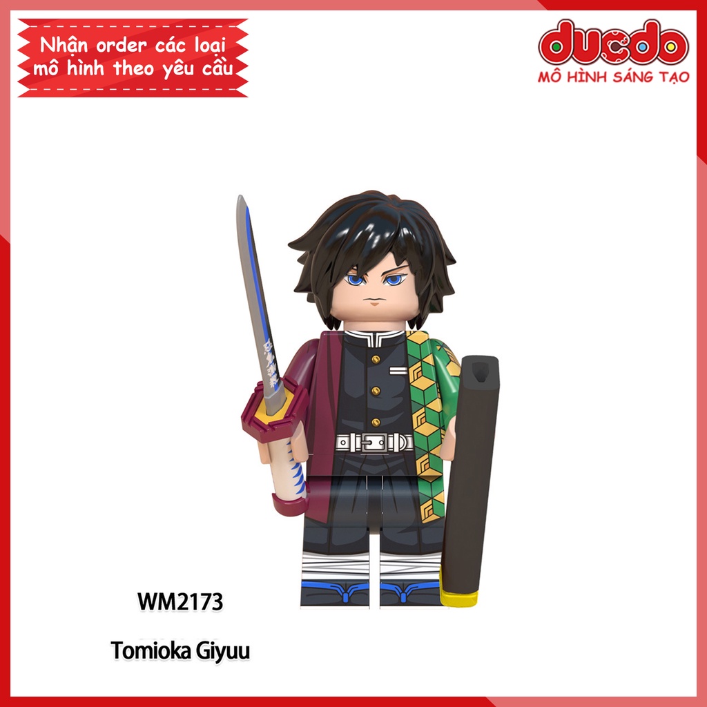 Minifigures nhân vật trong Thanh guơm diệt quỷ Kimetsu No Yaiba - Đồ chơi Lắp ghép Xếp hình Mini Mô hình WM WM6116