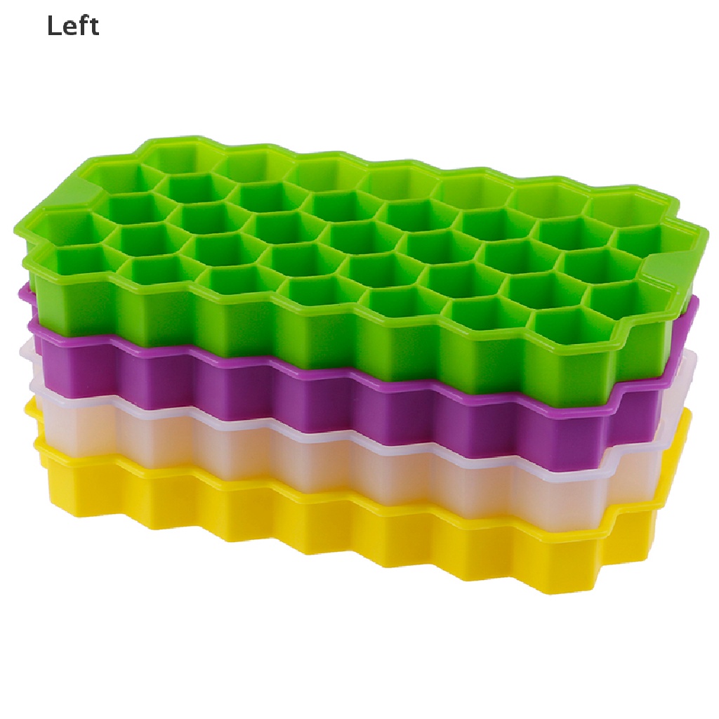 Khuôn silicone làm đá viên hình tổ ong 37 ô tiện lợi