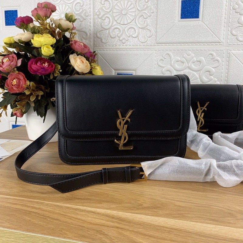 Túi xách Yves Saint Laurent màu đen size 23cm (có sẵn)