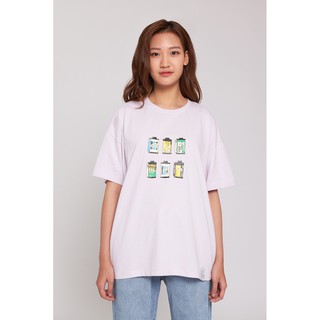  Áo Thun BOO Nam Nữ Oversize Dáng Rộng 100% Cotton In Graphic Film Collection Màu Tím Trendy