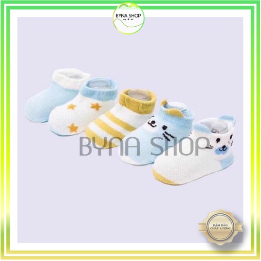 Sét 5 đôi tất lưới cổ ngắn cho Bé