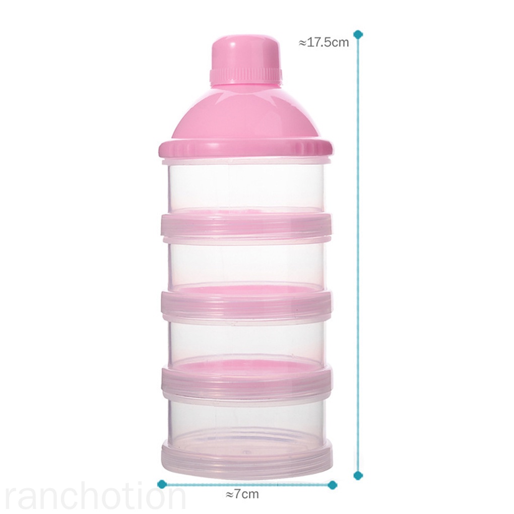 Hộp đựng sữa bột 4 tầng cho bé