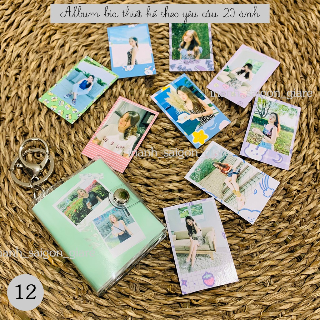 Album ảnh thiết kế bìa theo nhiều chủ đề 20 ảnh 3,5x5,2cm (NHẬN IN GẤP) HÀNG THIẾT KẾ RIÊNG KHÔNG ĐỤNG HÀNG