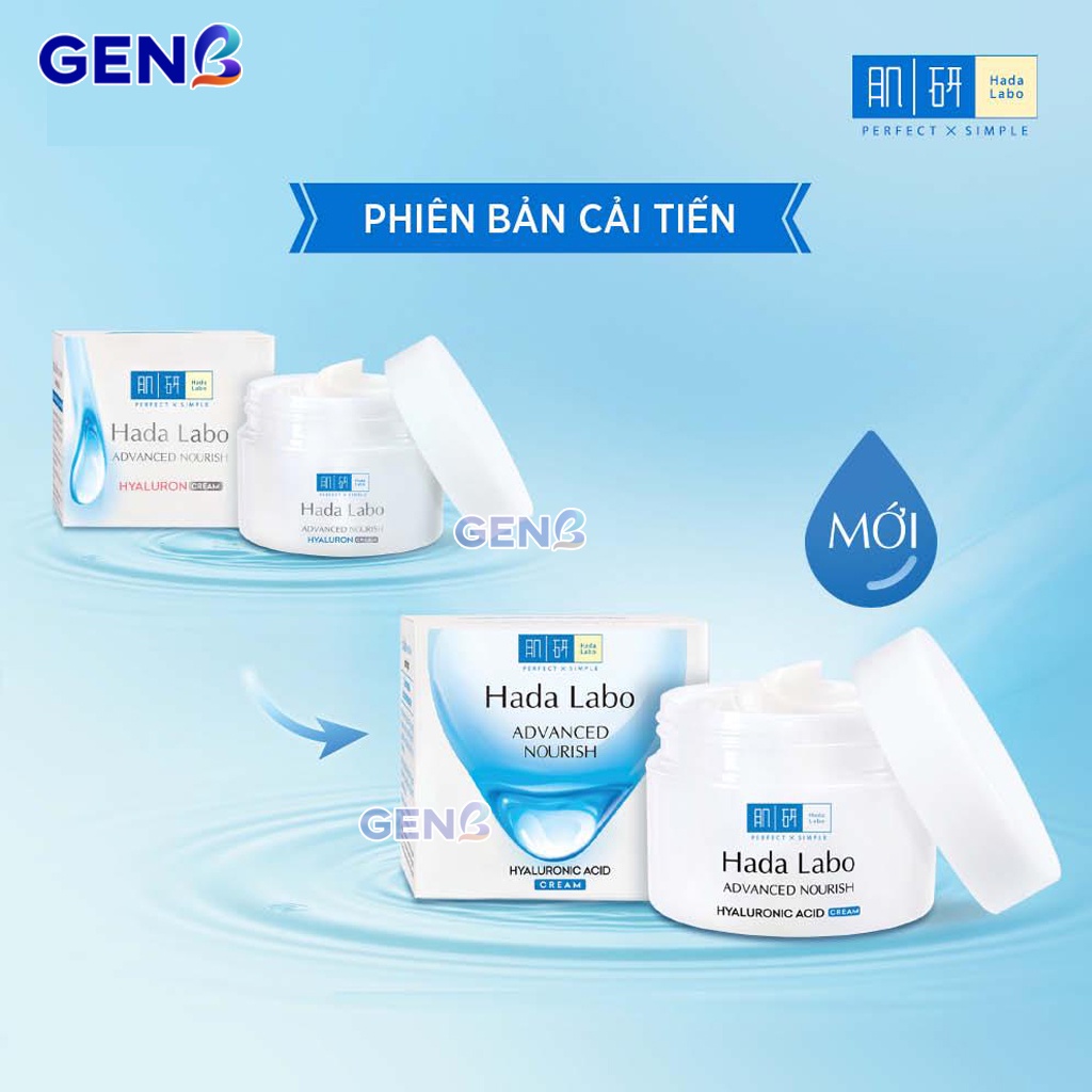 Kem Dưỡng Ẩm Hada Labo Advanced Nourish Cho Da Dầu,Khô,.. - Kem Dưỡng Ẩm Da Mặt Hada Labo Dưỡng Da, Cấp Ẩm Haladabo