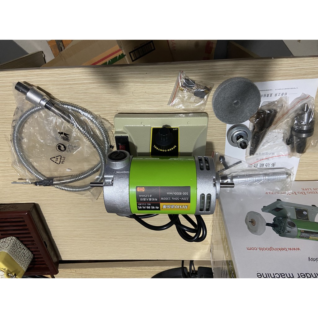 ⚡️𝐁𝐇 𝟏𝟐 𝐓𝐡𝐚́𝐧𝐠 𝐓𝐨𝐚̀𝐧 𝐐𝐮𝐨̂́𝐜⚡️ Máy mài MiniQ BG-3109 ⚡️ Công suất 480W - Động cơ 2 trục mạnh mẽ tích hợp nhiều chức năng