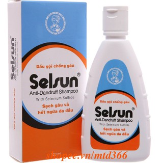 Dầu Gội Đầu ngăn ngừa Gầu 100ml Selsun Cho Mái Tóc Bóng Đẹp Và Không Có Gàu