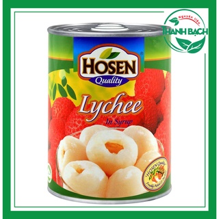 Vải Thiều Ngâm Hosen Lon 565g