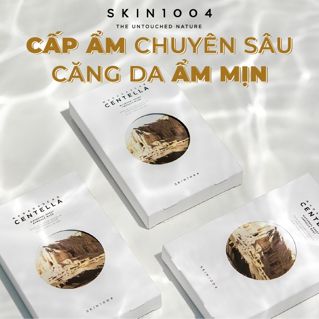 Mặt Nạ Skin1004 Madagascar Centella Watergel Sheet Ampoule Mask Chiết Xuất Rau Má Giảm Mụn 25ml
