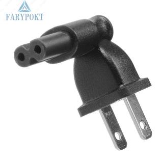 High Quality 90° Degree Right Plug 2 Pole Lead IEC 1-15P 2 Prong Receptacle 10A 125V Replacement Accessories Converter