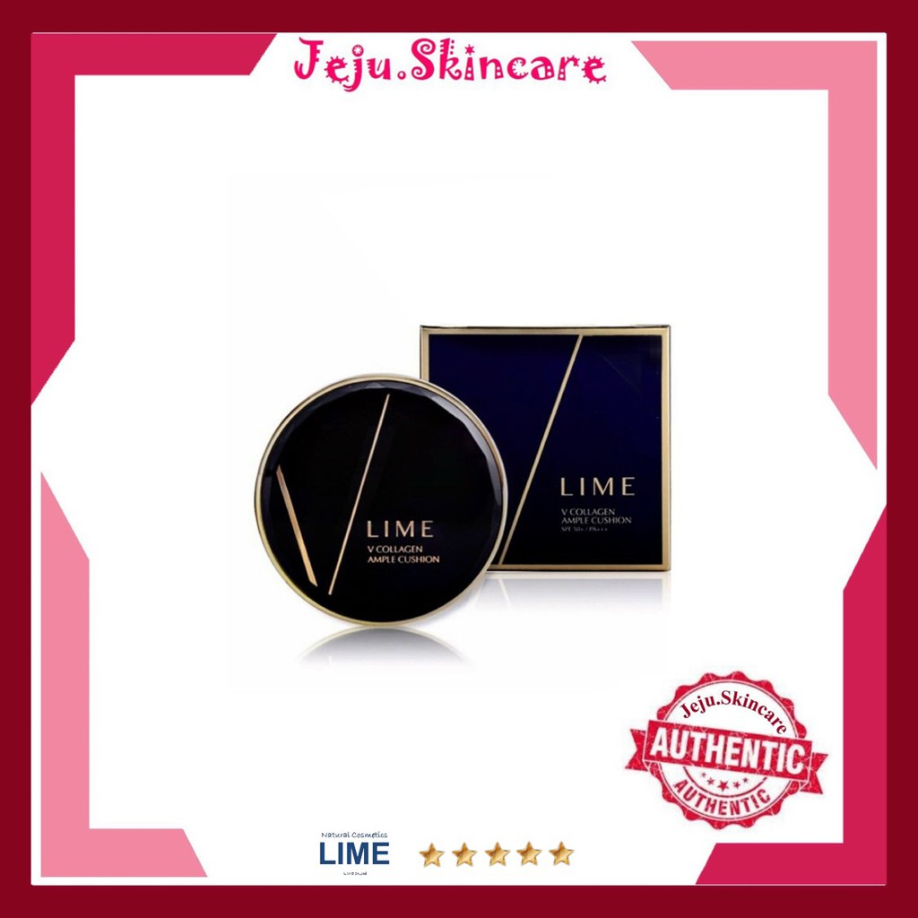 Phấn nước Lime V Collagen Ample Cushion SPF 50+ PA+++