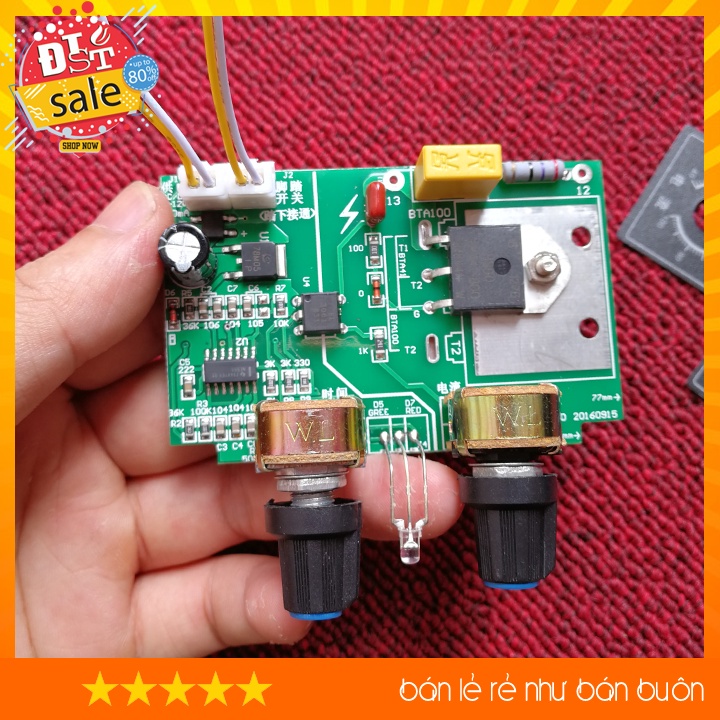 Mạch hàn cell pin, mạch timer điều chỉnh dòng và áp máy hàn điểm, hàn cell