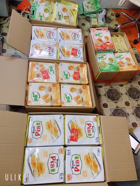 BÁNH PÍA KIM SA TRỨNG MUỐI TÂN HUÊ VIÊN CHÍNH HÃNG BÁN LẺ CÁI DATE MỚI