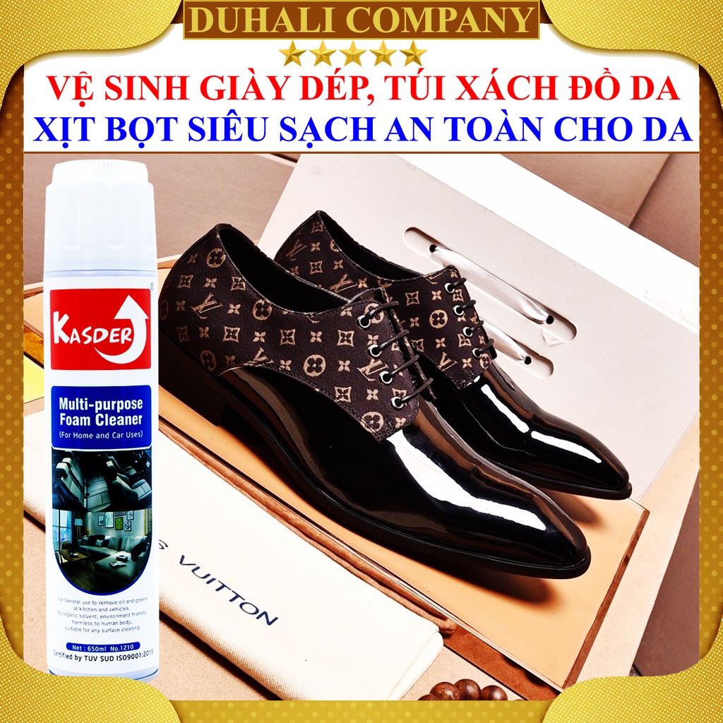 Xịt Vệ Sinh Giày - Chai Vệ Sinh Giày - Làm Sạch Túi Xách, Ví, Thắt Lưng, Sofa, Ghế Da - Lọ Lớn Dạng Bọt - Foam Clean