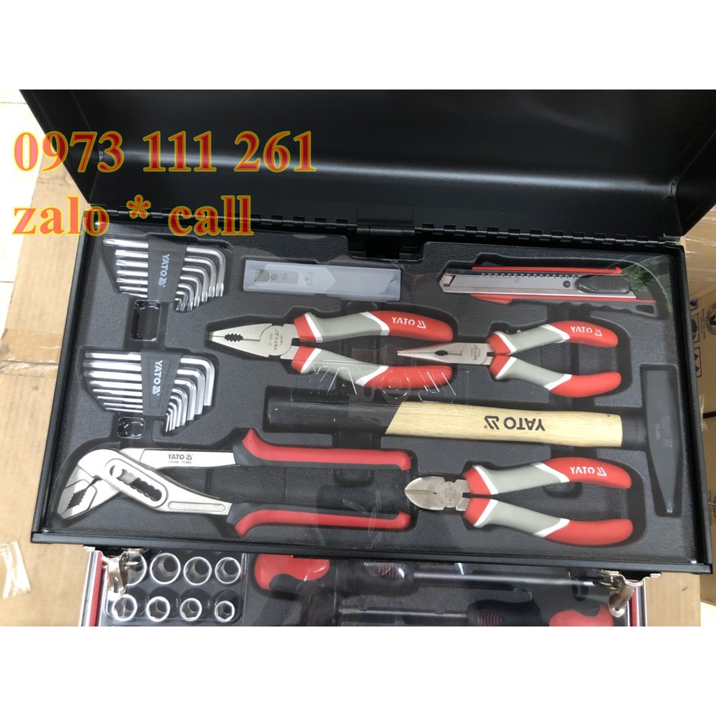 { SALE KHỦNG CUỐI NĂM} Bộ đồ nghề sửa chữa đa năng 80 chi tiết Yato YT-38951