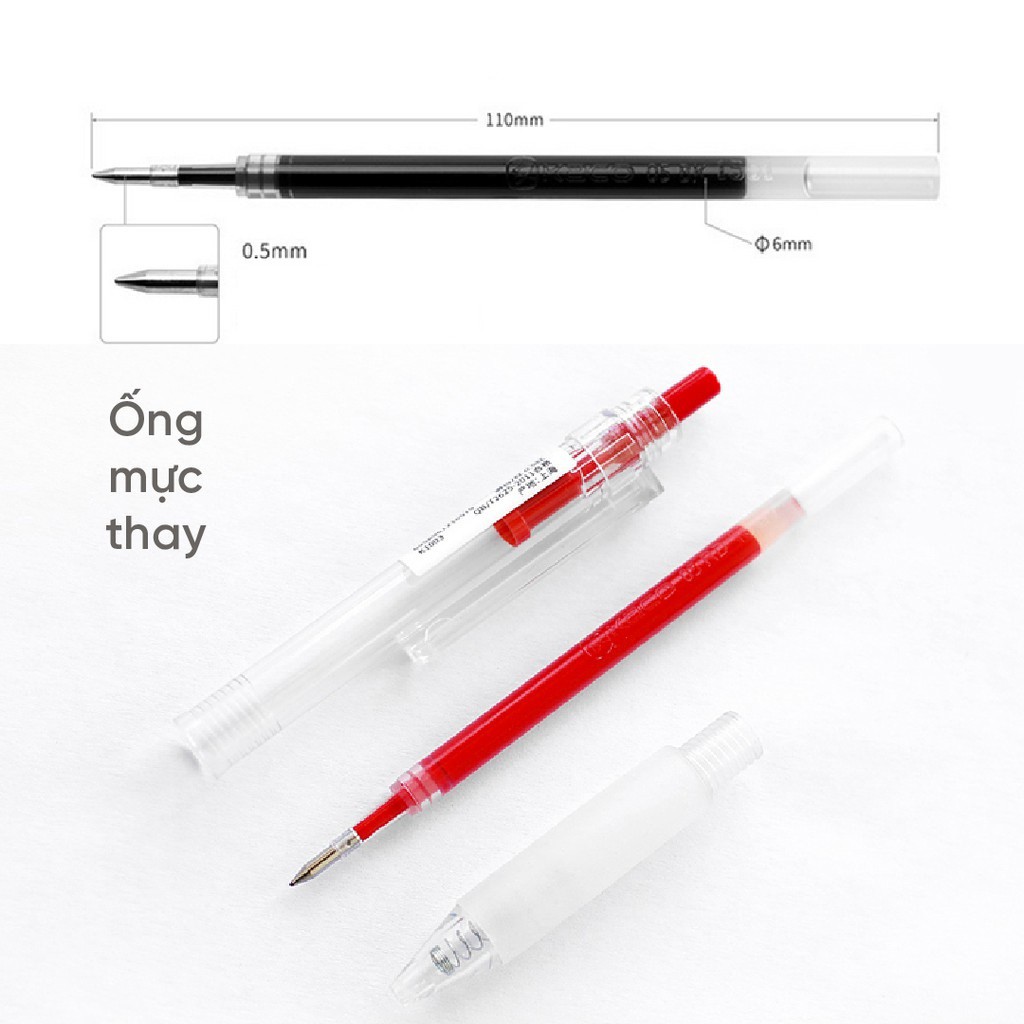 Bút gel KACO KEYBO Plastic Gel Ink Pen cao cấp chính hãng - Minh Tín Shop