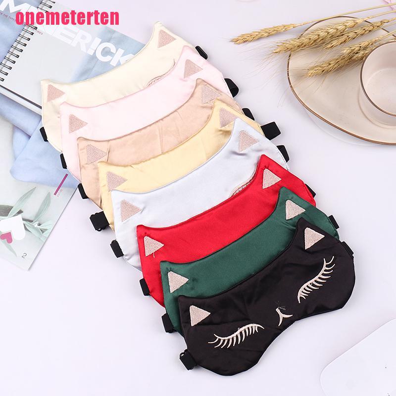 Mặt Nạ Che Mắt Ngủ Bằng Lụa Mềm Giúp Thư Giãn Khi Đi Du Lịch