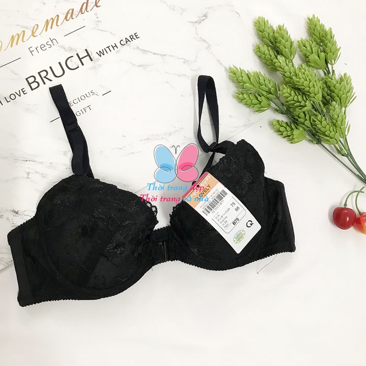 ÁO LÓT NỮ LOVELY CÀI TRƯỚC MỎNG REN KHÔNG MÚT CÓ GỌNG - AL002