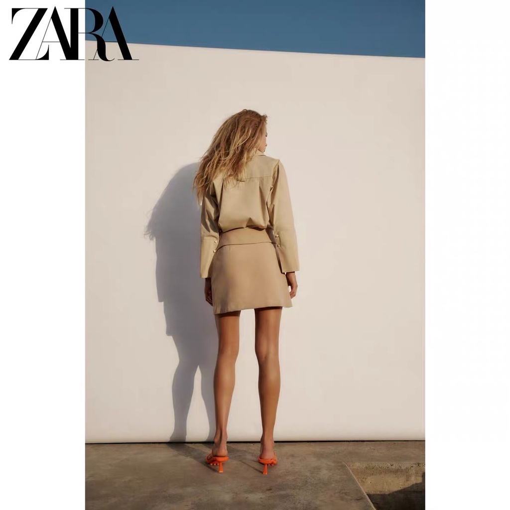 Áo Sơ Mi Hiệu ZARA Thời Trang Mùa Xuân Dễ Thương Cho Nữ