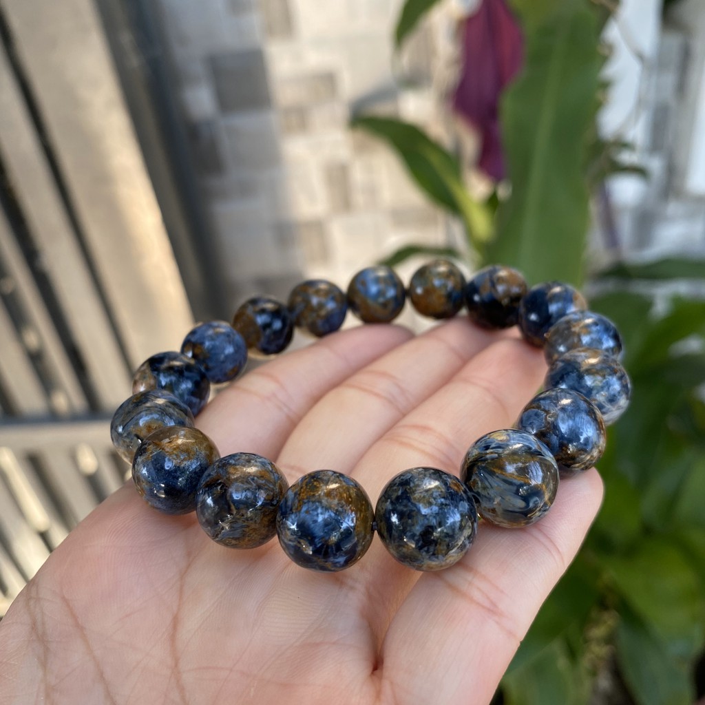 Vòng Tay xanh dương Size 12 Ly