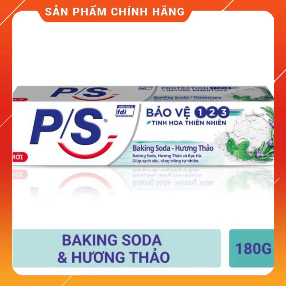 Kem Đánh Răng P/S Bảo Vệ 123 Baking Soda - Hương Thảo 180g