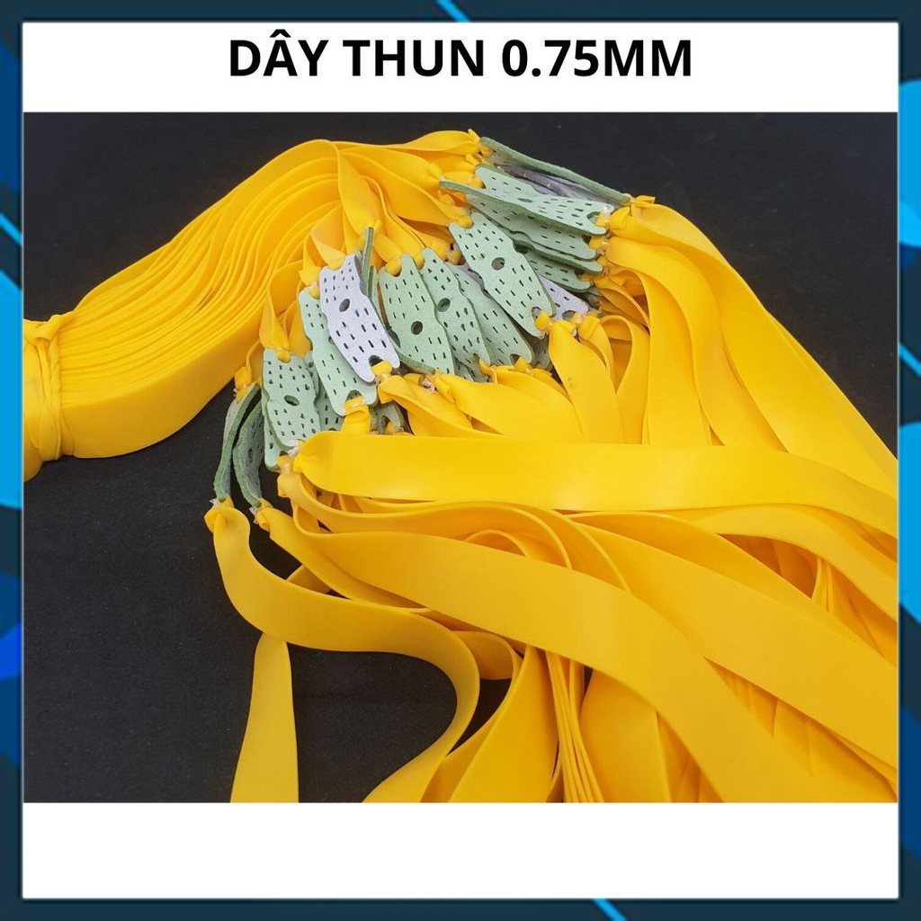 10 Dây ná cao su, thun ná chính hãng prise 0.75mm độ chính xác cao, siêu bền - Ná Cao Su VTA