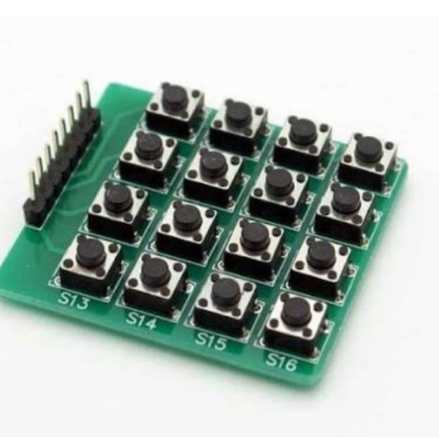 Mô Đun Bàn Phím 4x4 Matrix 16 Nút Arduino Uno R3 Dip Mega