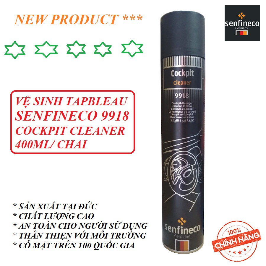 {100% Germany} Dung Dịch Vệ Sinh Tableau Senfineco Cockpit Cleaner 400ML 9918 – Hàng Chính Hãng – HIBUCENTER