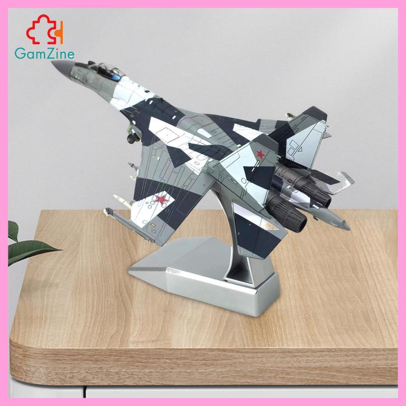 Mô Hình Máy Bay Chiến Đấu lzdxwcke2 SU-35 Tỉ Lệ 1 / 100 Có Chân Đứng