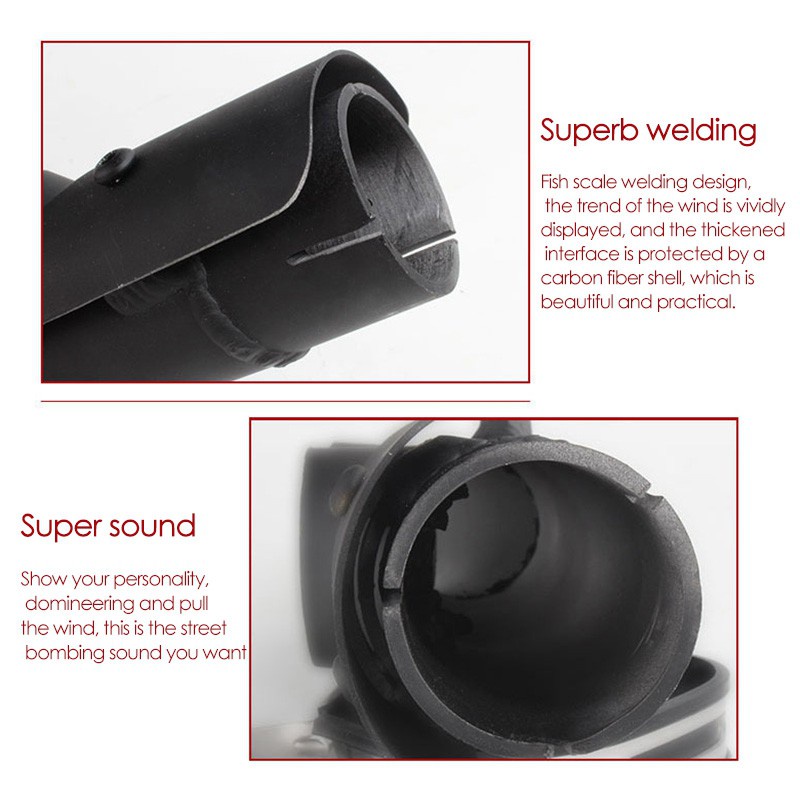 Ống Xả Nhiệt Bằng Nhôm 38-51mm Chuyên Dụng Cho Xe Mô Tô | BigBuy360 - bigbuy360.vn