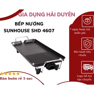 Bếp nướng điện Sunhouse SHD 4607 bảo hành 12 tháng bề mặt lớn nướng nhanh chín