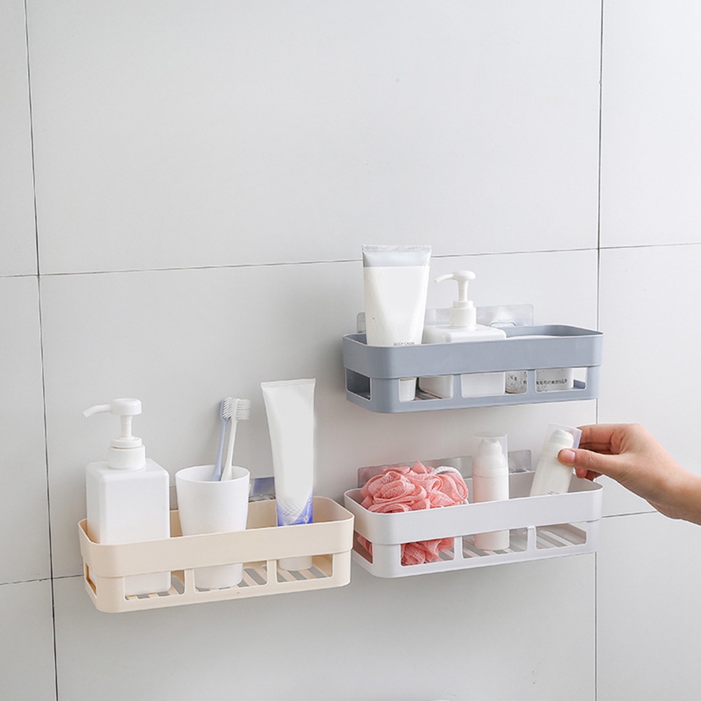 Kệ để đồ dán tường hình chữ nhật cho phòng tắm tiện dụng đa năng