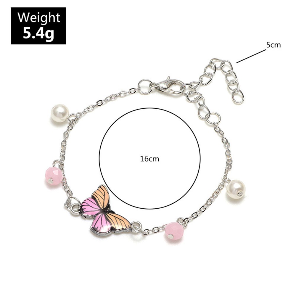 BUTTERFLY Vòng Tay Phối Mặt Hình Bướm Phong Cách Bohomian