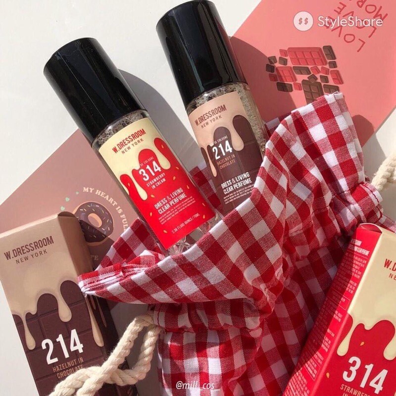 Nước hoa W.dressroom New York Dress & Living clear perfume xịt thơm quần áo, phòng ngủ... chính hãng Hàn Quốc