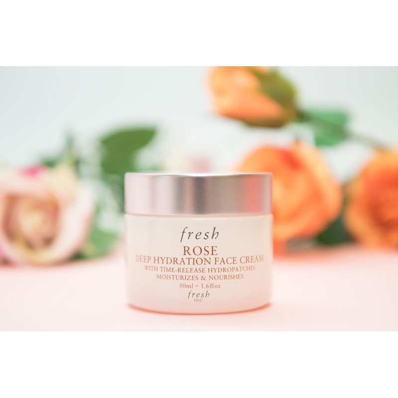 Kem dưỡng ẩm da Fresh Rose Deep Hydration Face